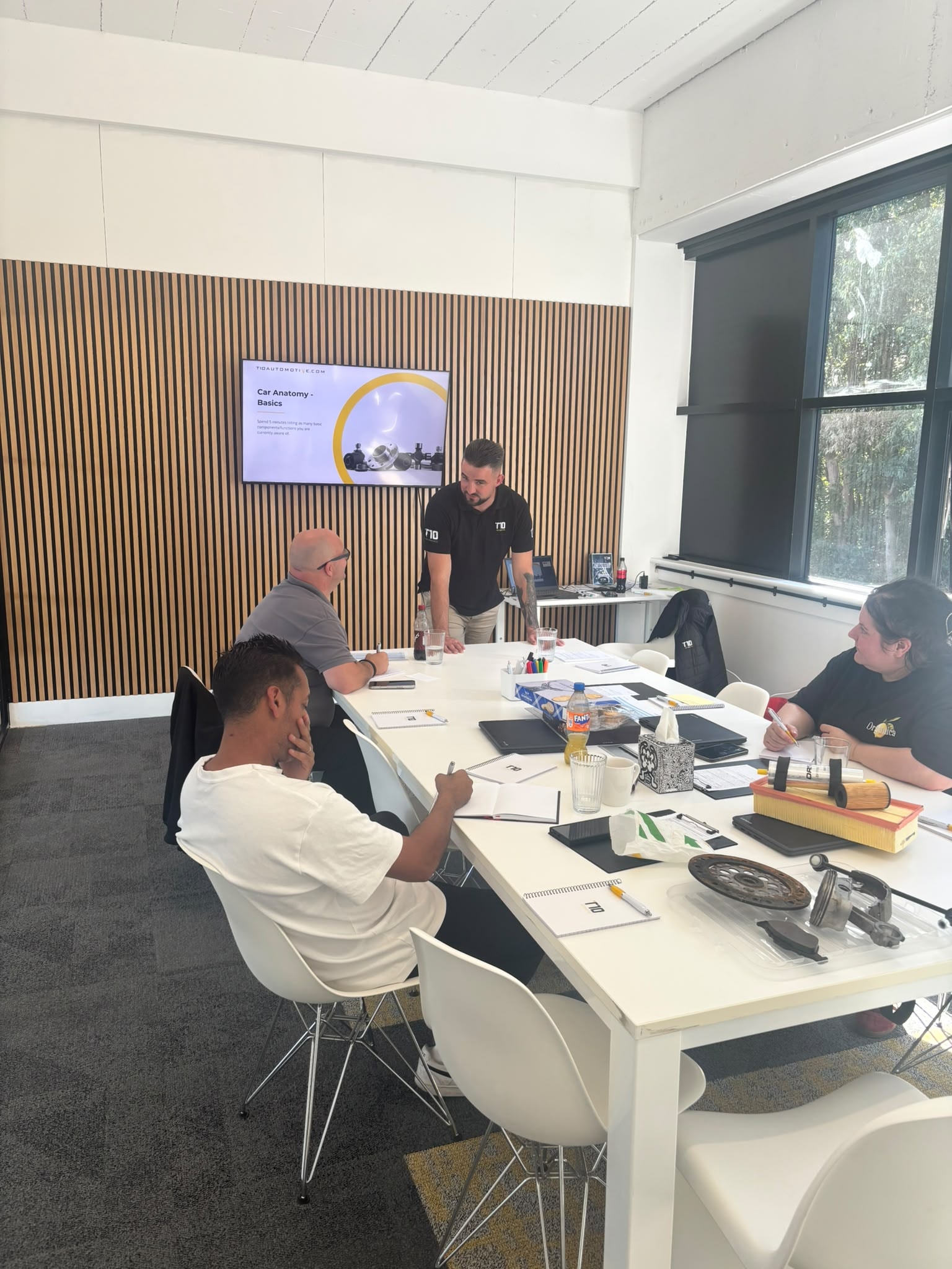 T10 Automotive professional training session